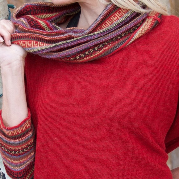 Long alpaca tunic. - Picture 1 of 3